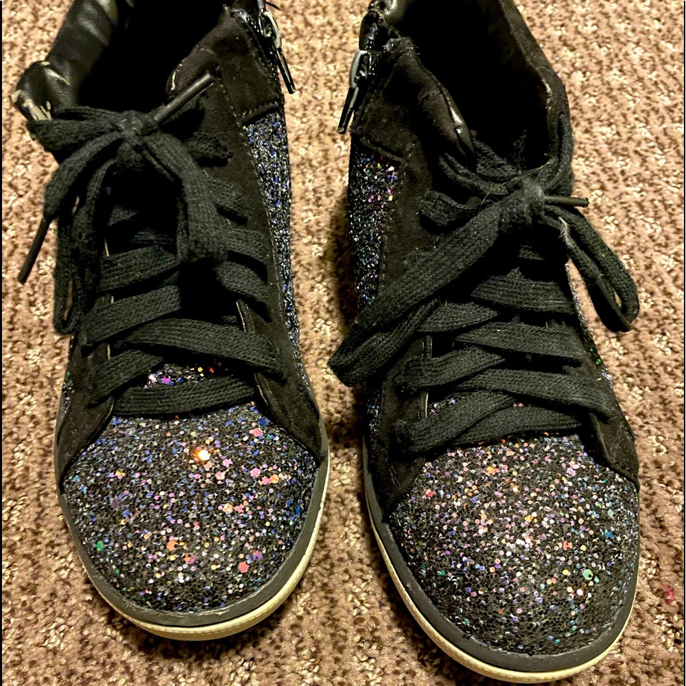 Justice glitter shoes